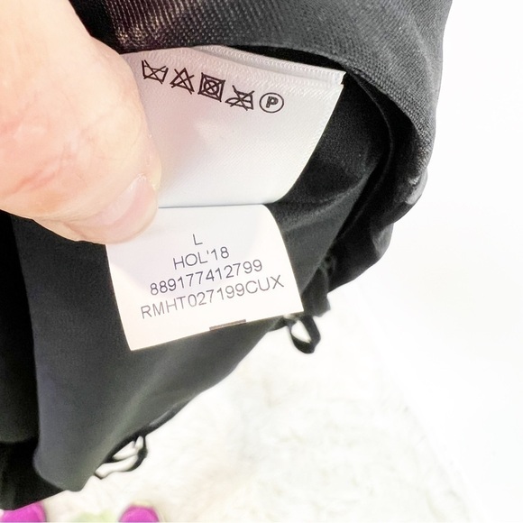 RACHEL ROY BLACK SEXY SLEEVELESS TANK WITH STARS PATTERN WOMENS SZ LARGE - Picture 7 of 7